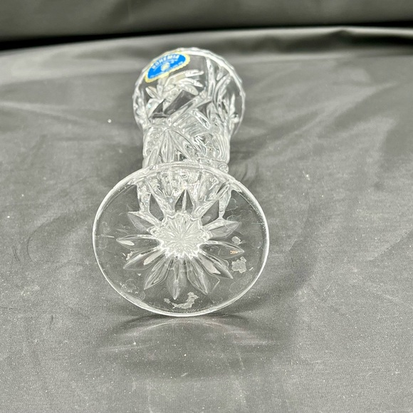 Vintage Bohemia Crystal Czech Republic Bud Vase - Picture 5 of 11